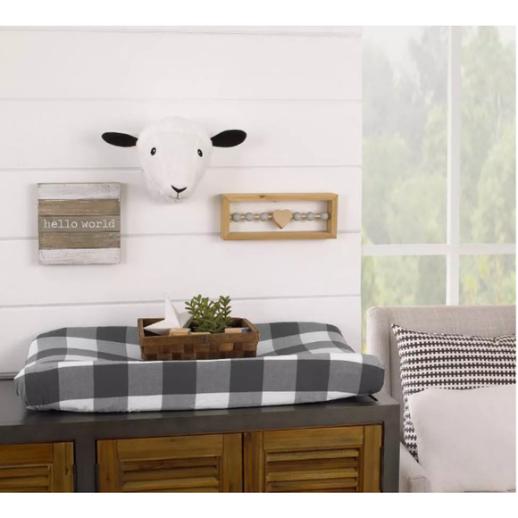 Little Love by NoJo Sheep Plush Head Wall Decor NWT - Picture 2 of 5